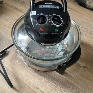 Black and Clear Convection Oven